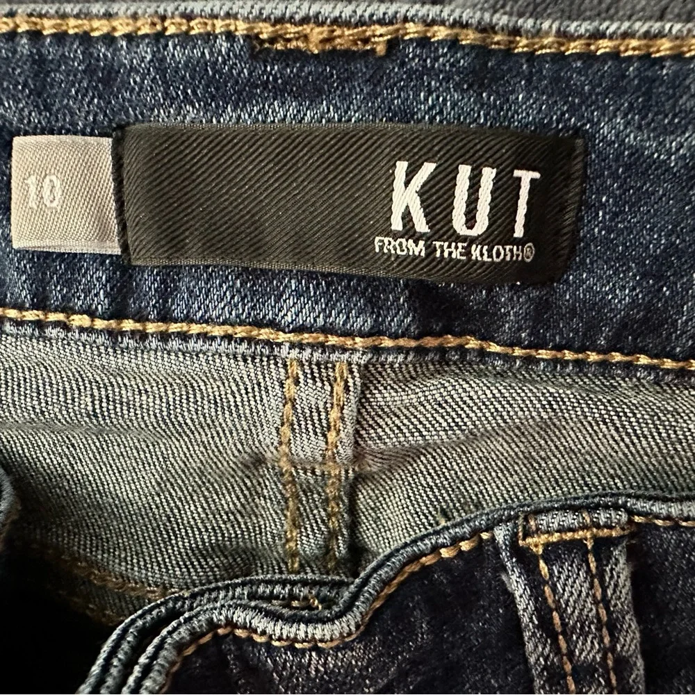 Kut from the Kloth Blue Flare Wide Leg Jeans - Picture 7 of 15